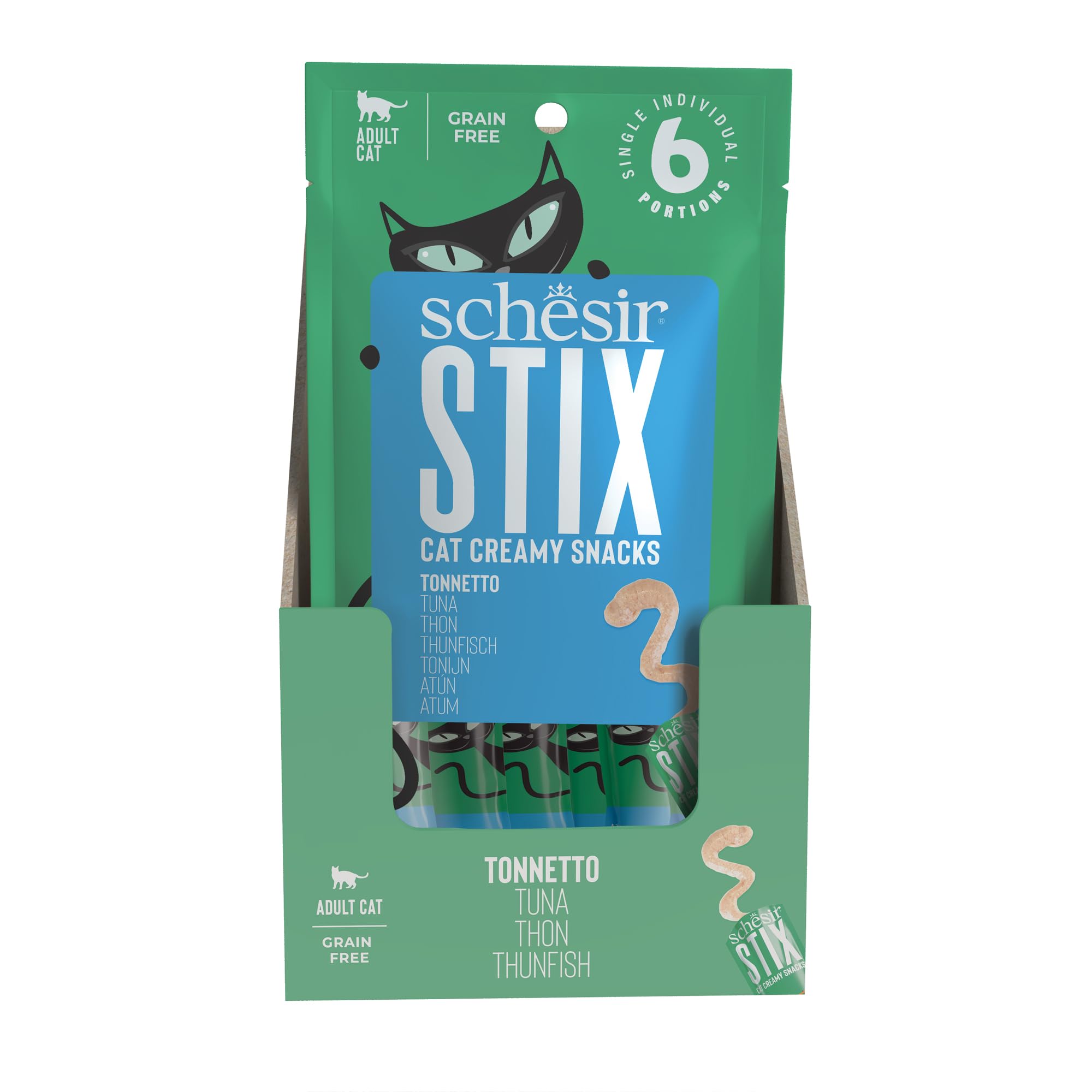 Schesir, Stix tuńczyk przekąska dla kota 12 x 6 x 15 g