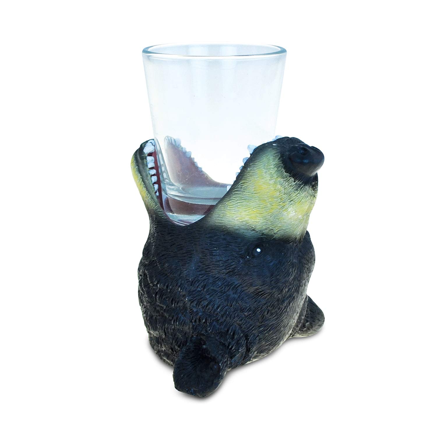 Amazon.com: Animal-Theme Black Bear Cool Animal Head Shot Glass 