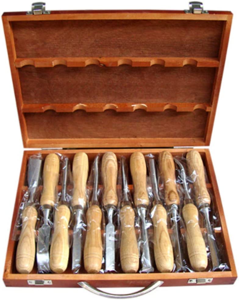 木工用彫刻刀 収納棚付き 65本