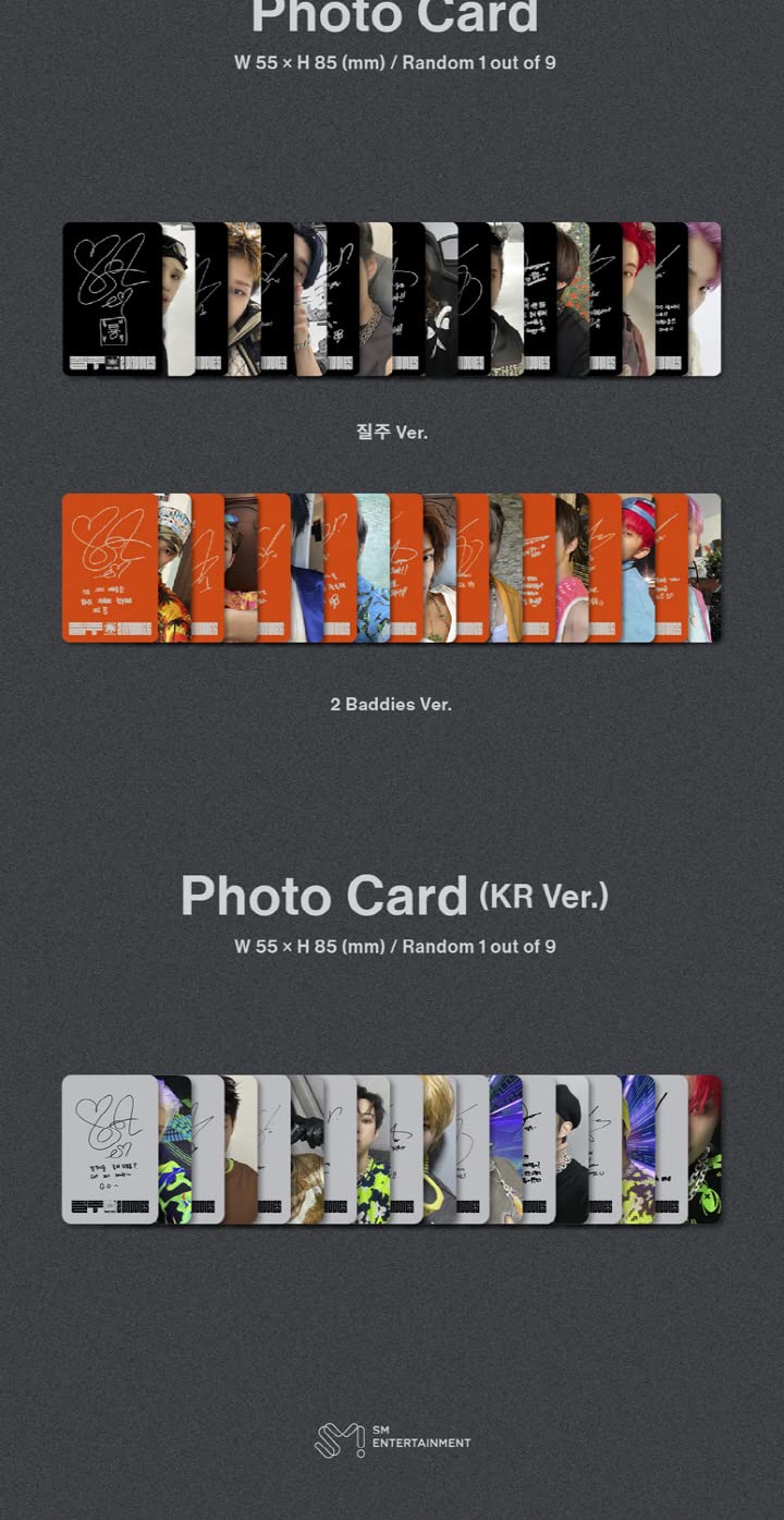 NCT 127 2 Baddies 4. album fotoksiążka wersja płyty CD + plakat + składany plakat na opakowaniu + broszura + pocztówka + naklejka + fotokarta+śledzenie losowe