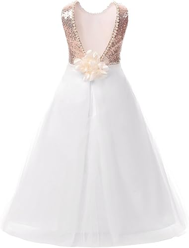 Miniatura 2 de Sarahbridal Vestido de princesa de fiesta de flores para niñas pequeñas FG001