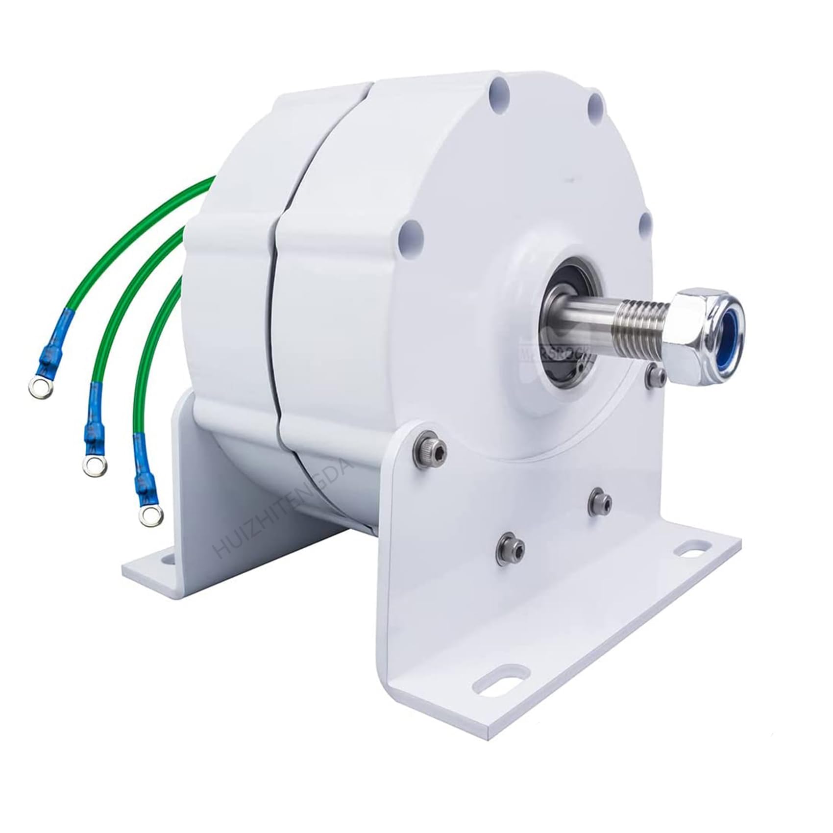 Alternatory stałego magnesu bez przekładni 3000W-5000W, 12V24V 48V 3 Faza Bez przekładni stały magnes AC Zastosowanie do turbiny wody wiatrowej (z podstawą)