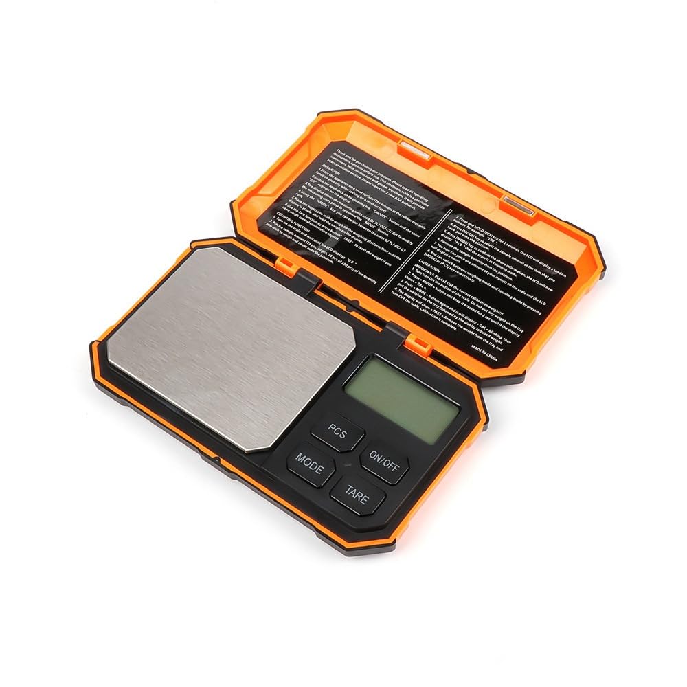 Mjadaade One Color Mini Electronic Scale, High-Precision Jewelry Scale, Compact Electronic Scale, Food Scale, Counting Balance(200G/0.01G)