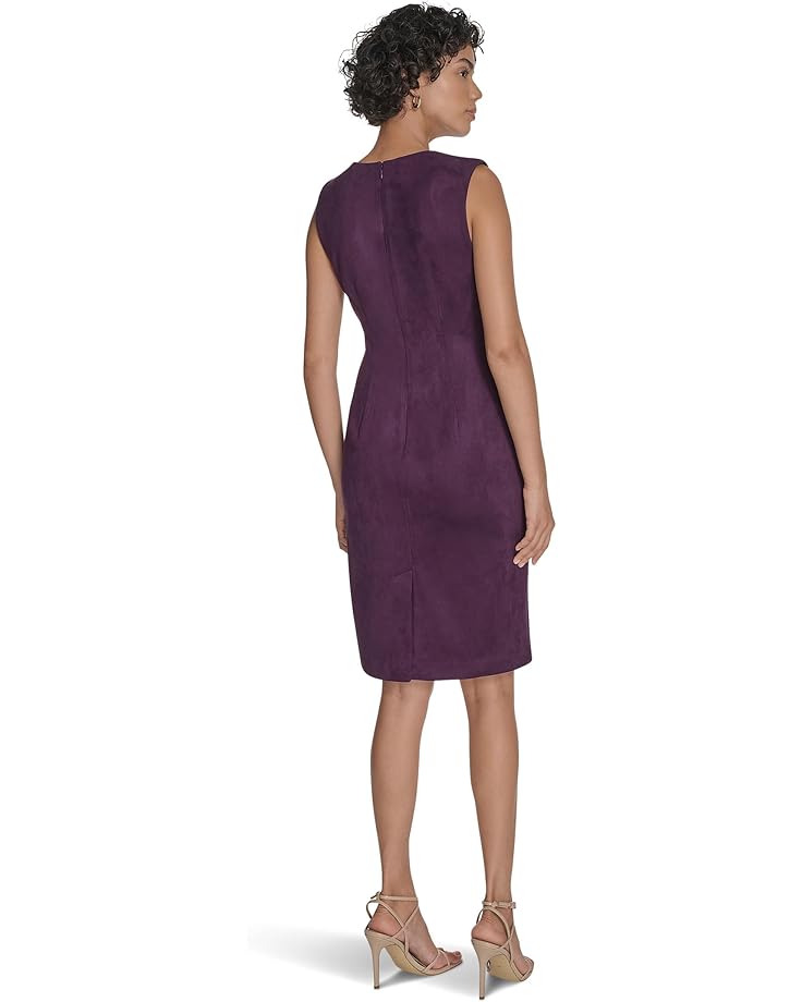 Calvin Klein Sleeveless Suede Sheath - #2 of 3