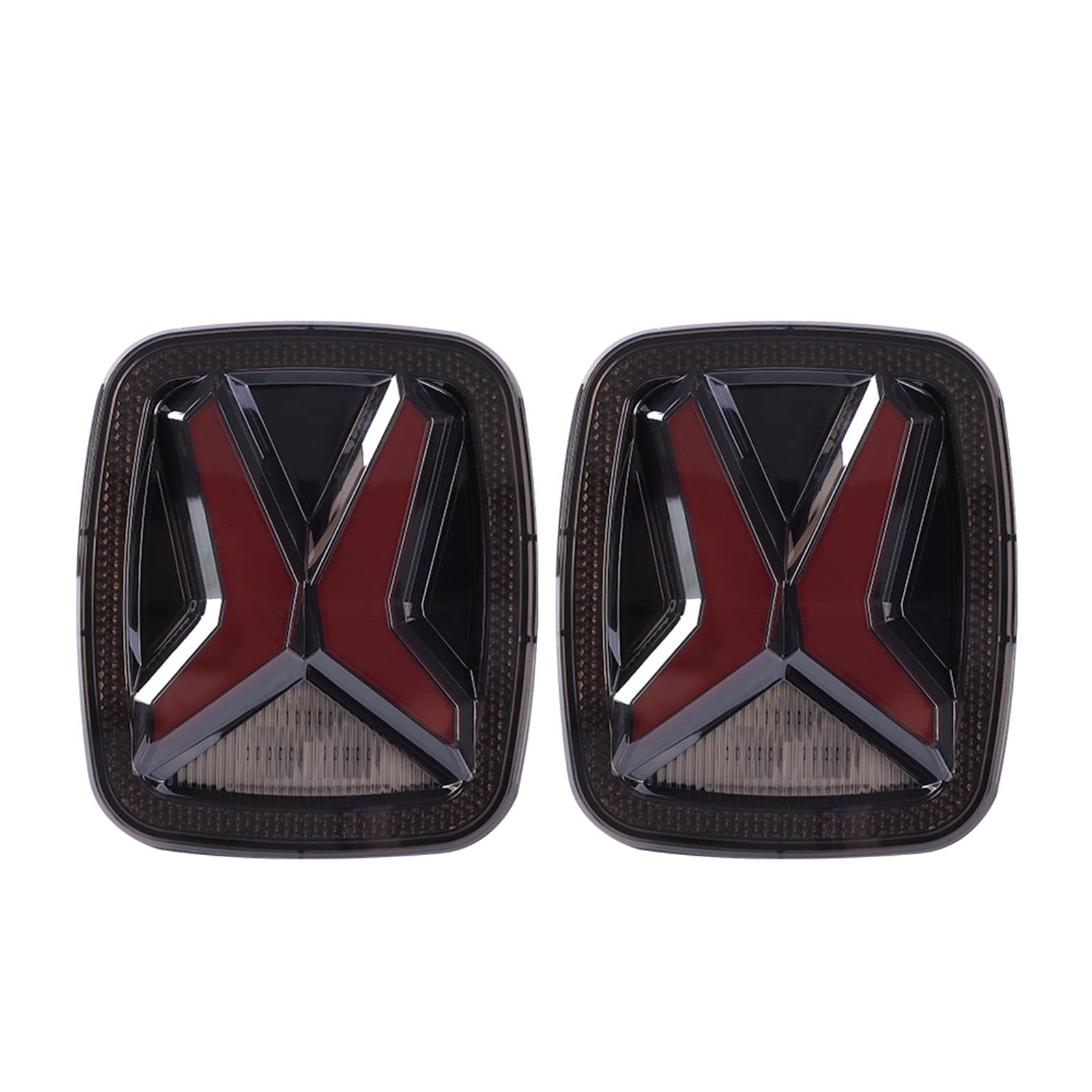 Feu arrière 12V LED pour Jeep Wrangler TJ YJ CJ de 1998 à 2006 à lentille fumée universel 30W