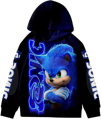 Sudadera con capucha de dibujos animados para jóvenes, sudaderas casuales de moda para niños y niñas