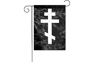 Eastern Orthodox Church Cross Greek Christian Garden Flag for Outdoors