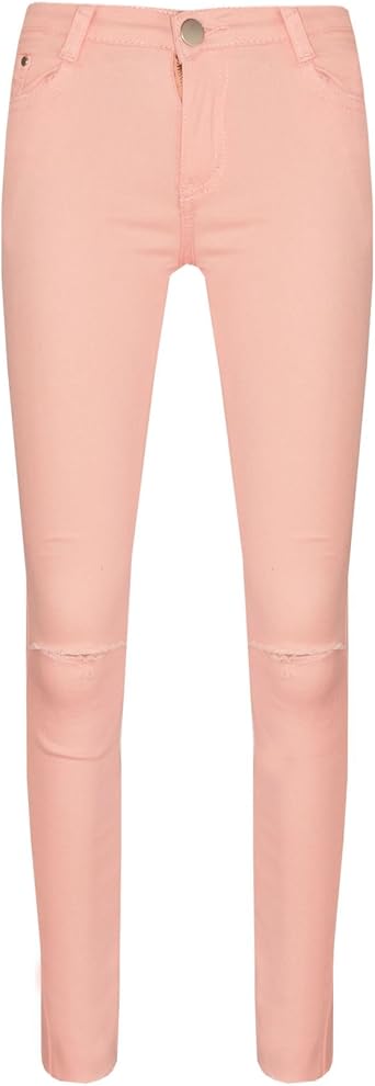 A2Z 4 Kids Denim Ripped Jeans Comfort Stretch Skinny Pants Trousers Lightweight Trendy Summer Gifts Age 3-14 Years