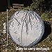 HUI LINGYANG 4 Person Easy Pop Up Tent-Automatic Setup Sun Shelter for...