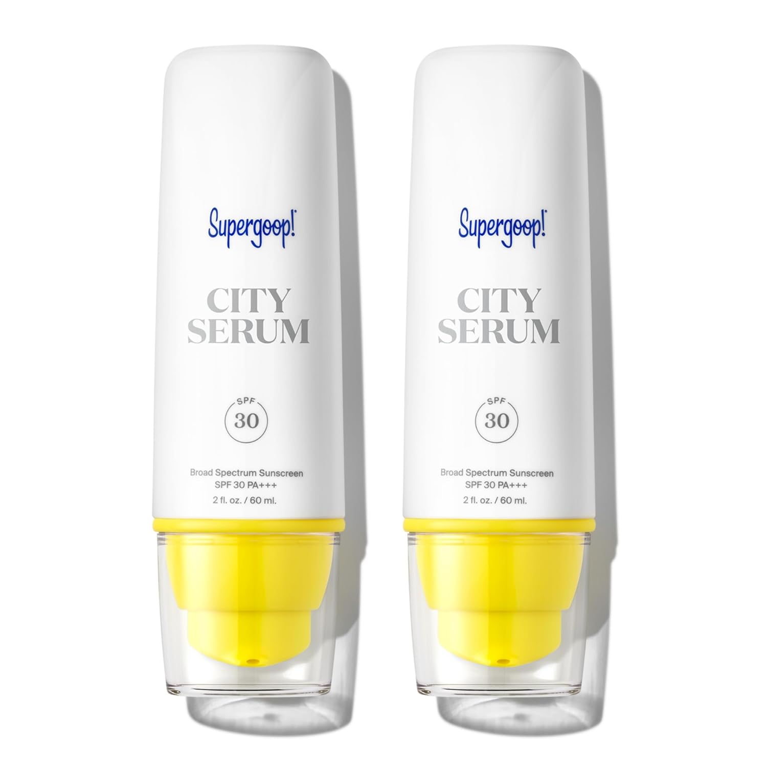 Supergoop! City Serum, 2 fl oz - SPF 30 PA+++ Anti-Aging Morning Lotion - Lightweight, Antioxidant-Rich Formula - Hydrating Vitamin Serum for Face - Prep & Protect with Vitamin E & B5 - Great for Guys