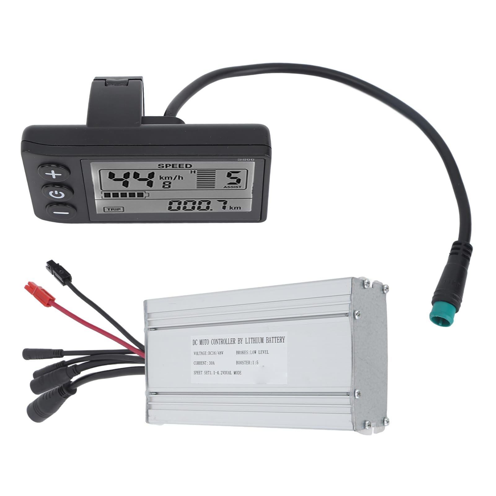 Zestaw kontrolera konwersji litowej rowerowej Sunicon, z 30A kontrolerem rowerowego S866 Panelu wyświetlacza Zestaw sterowania DIY