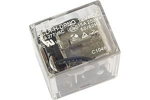 SCL-1-H-DPNO 12VDC 15A 250VAC High Capacity Power Relay with PCB Terminal