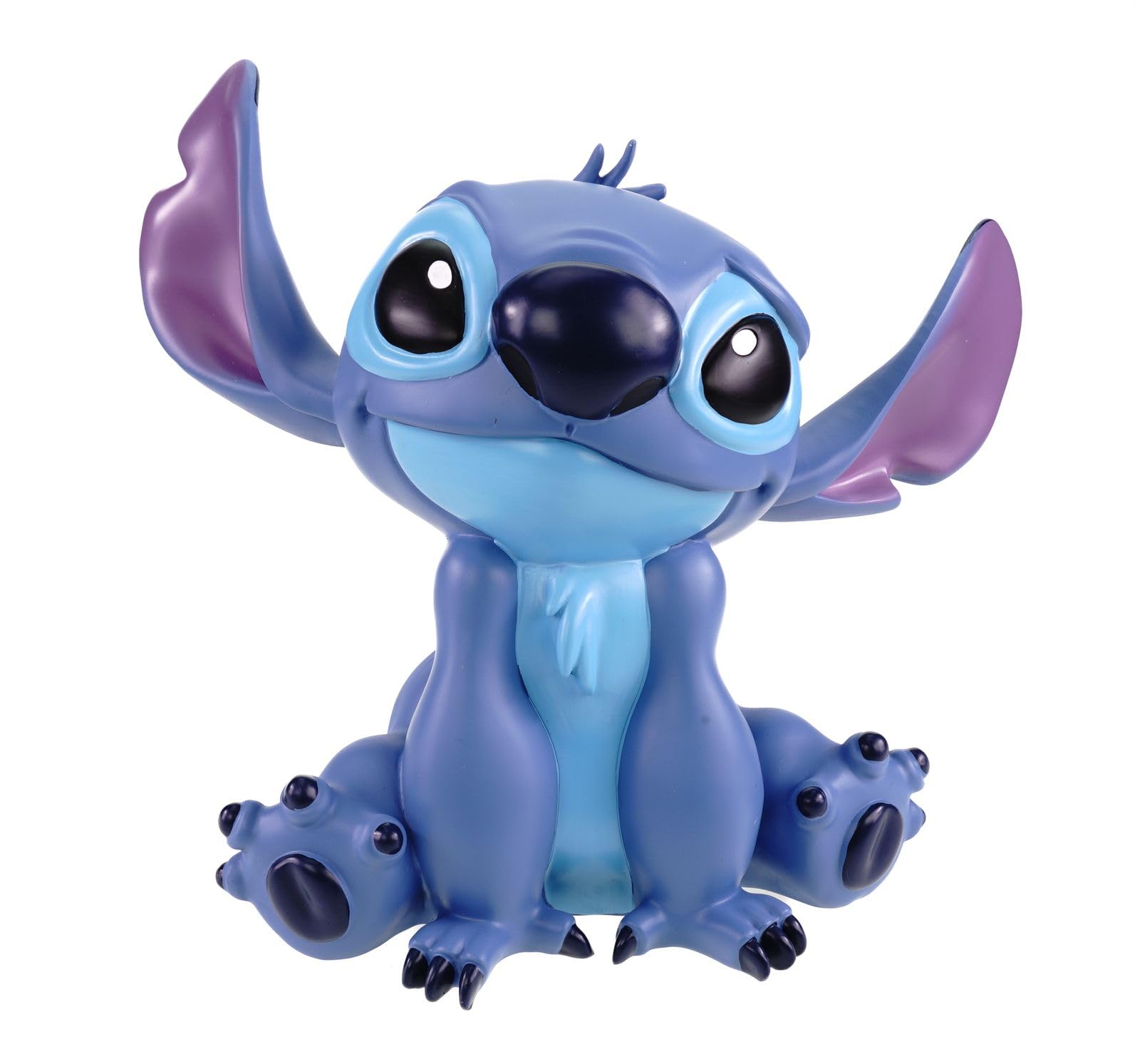 Christmas Inspirations 28Cm Stitch - Disney© Officially Licensed 3D Statue Figure Ornament - Indoor Outdoor Waterproof Polyresin Freestanding Display, Hand-Painted Collectable Decoration
