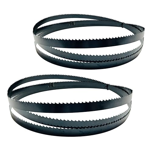 Miniatura 2 de FOXBC Hoja de sierra de cinta de 80 pulgadas x 1/2 pulgadas x 6 TPI para sierra de cinta Sears Craftsman de 12 pulgadas, paquete de 2