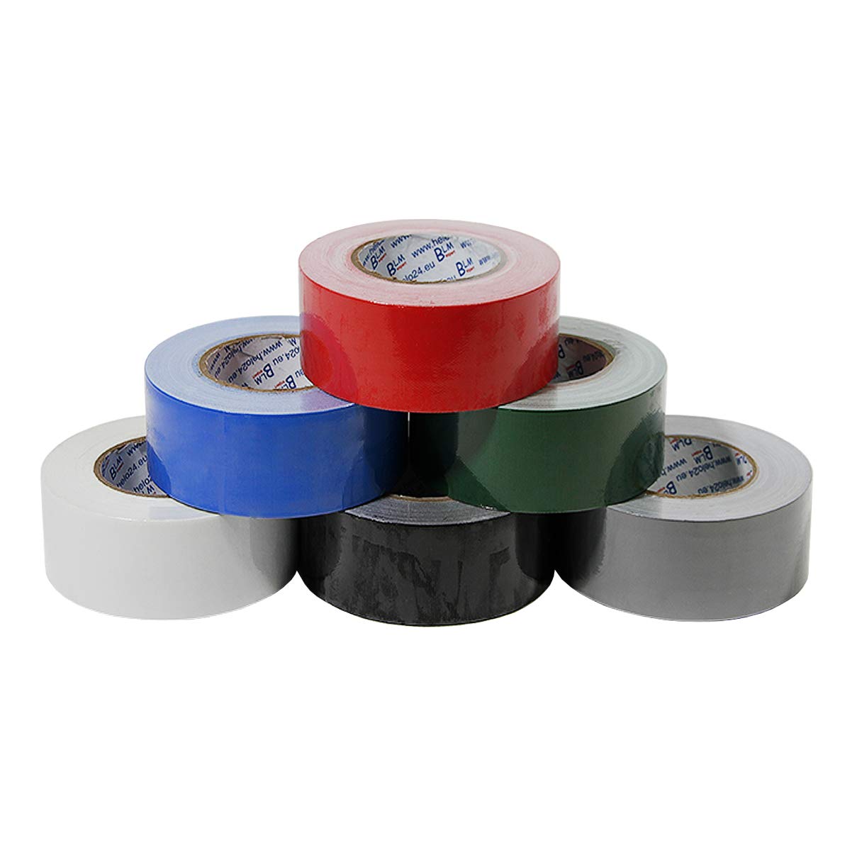 Helo 72 Rollen, Grün Panzerband Gewebeband Panzertape Reparaturband Paketband Gaffa