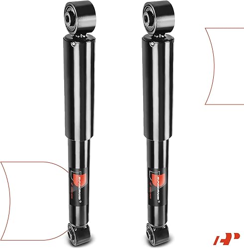 Miniatura 8 de A-Premium Par trasero (2) amortiguadores de puntales compatibles con Audi TT Quattro 2000 2001 2002 2003 2004 2005 2006, lado del conductor y del