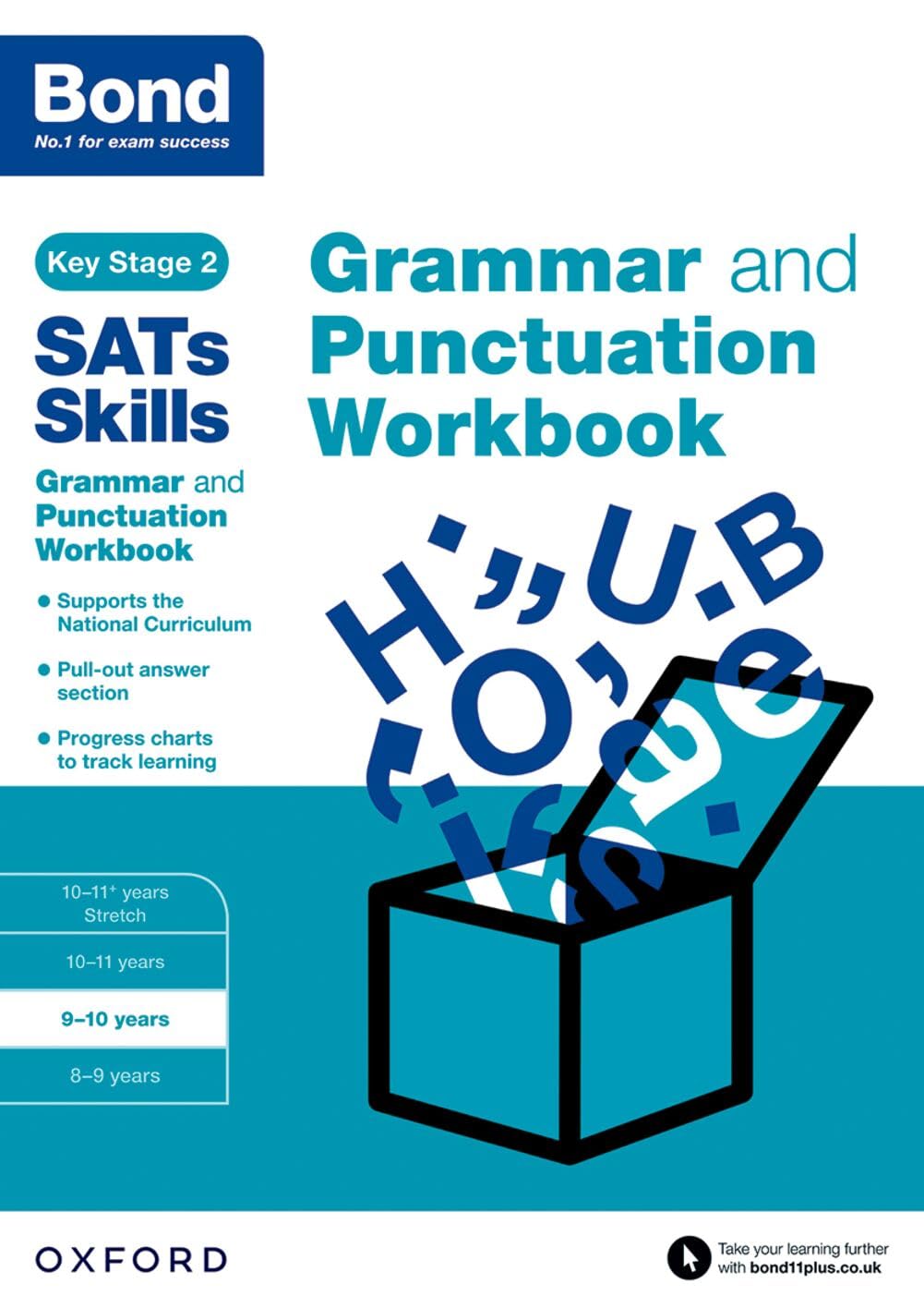 Bond Grammar and Punctuation Workbook 9-10 Years. Hughes 9780192745606 New**