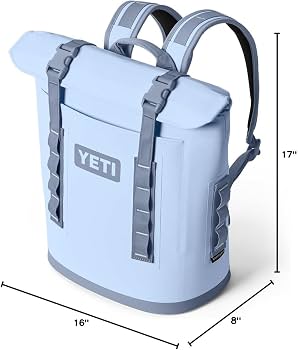 Amazon.com : YETI Hopper M12 Backpack Soft Sided Cooler with MagShield Access, Big Sky Blue : Sports & Outdoors
