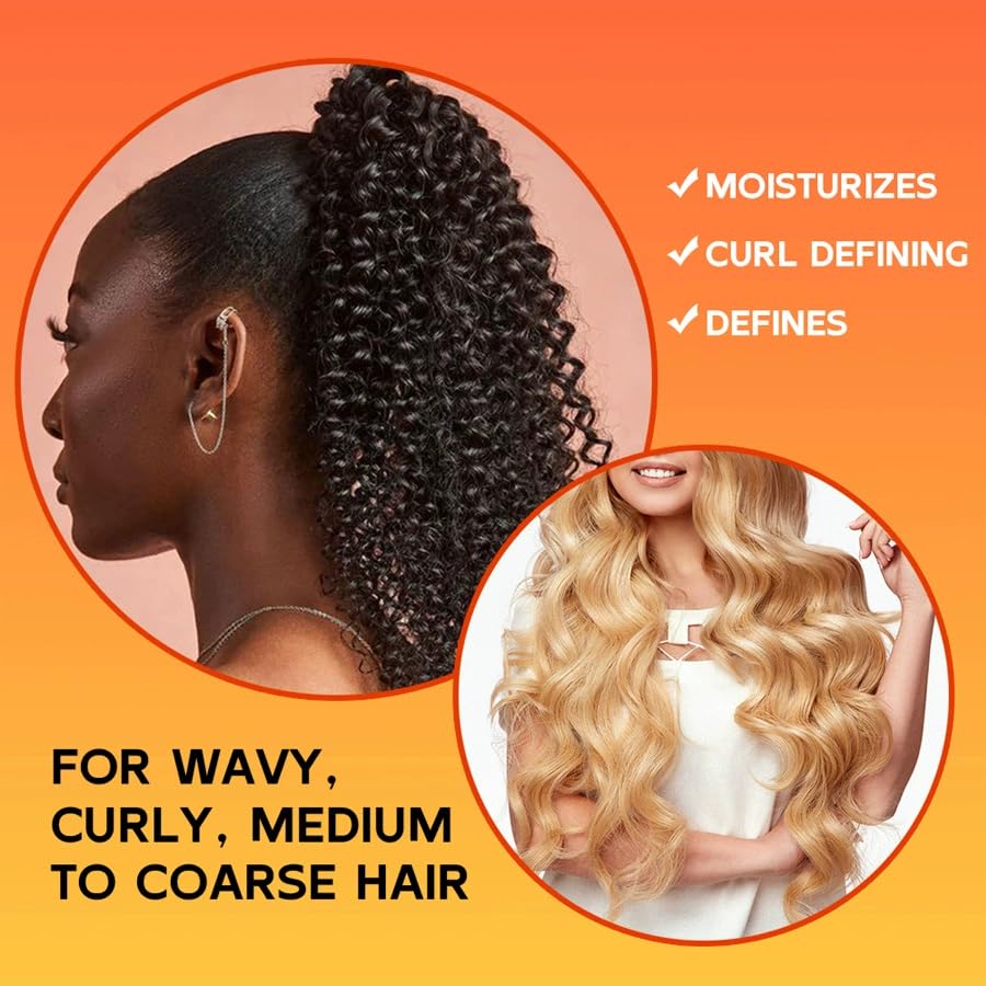 Curling Cream, Enhanced Curls with Long-Lasting Hold Moisturizing Elastic Styling Wax - Image 3