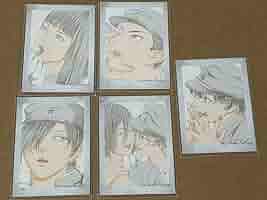 ライチ☆光クラブ 古屋兎丸展 「白昼夢-WACHTRAUM-」 トレカ 6枚 古屋兎丸 「白昼夢」 オリジナルトレカ 3枚セット : ヴァニラ