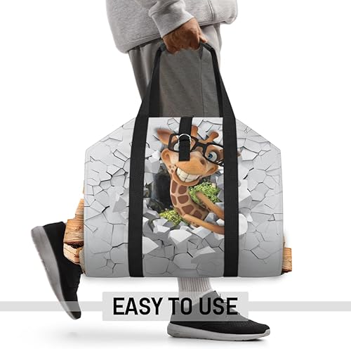 Miniatura 24 de Bolsa de transporte de leña de gallo, grande, duradera, para chimenea, accesorios para estufas de leña de 39 x 18 pulgadas, soporte para leña