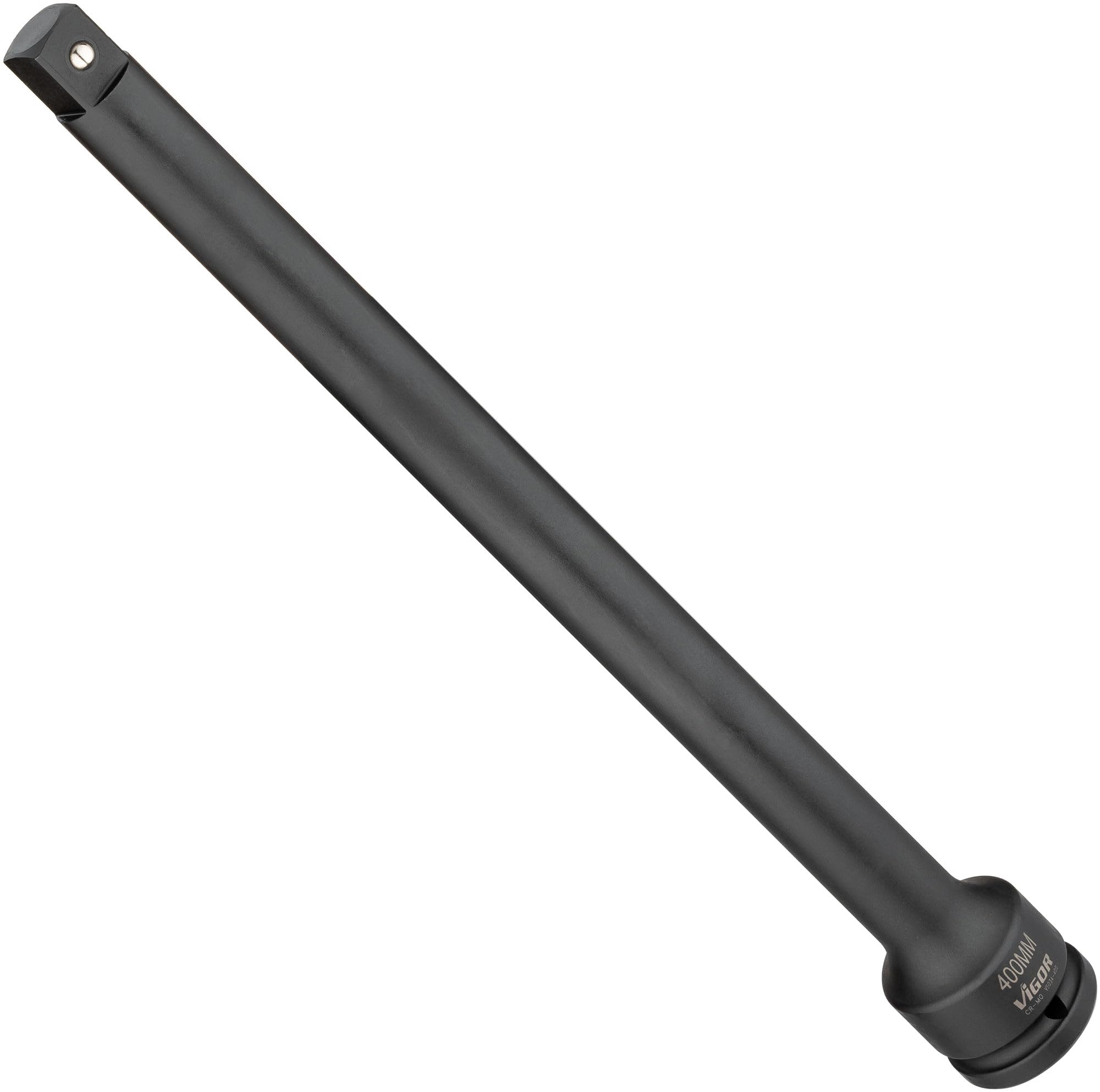 VIGOR Set di prolunghe per avvitatori ad impulsi V5034/3, 3 pezzi, 3/4 pollici quadrati, lunghezze 100 mm, 200 mm, 400 mm, acciaio Cr-Mo'.