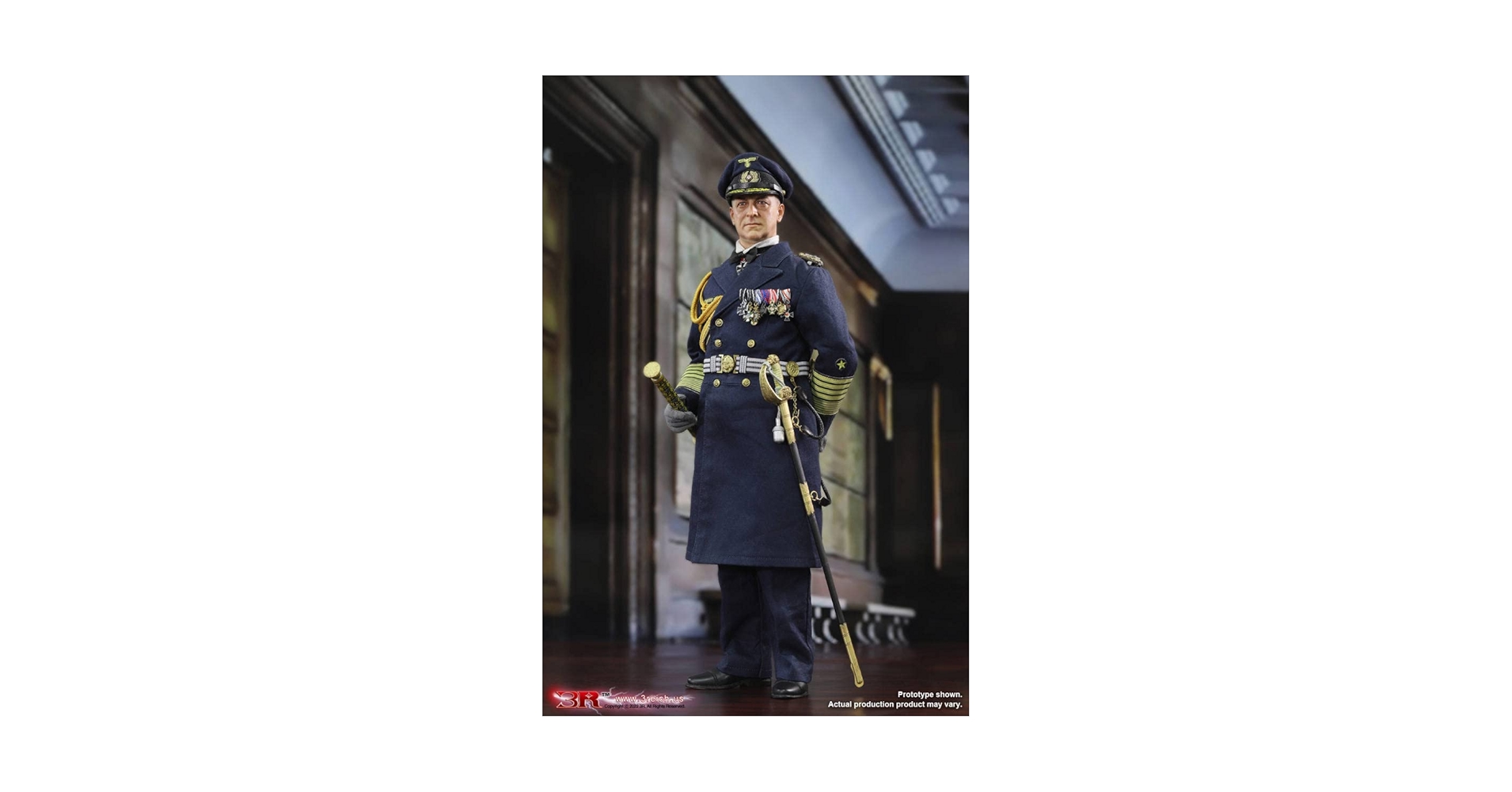 3R GM650 WW2ドイツ海軍総司令官 エーリヒ・レーダー 1/6 Amazon.co.jp: 3R 1/6 WW2 ドイツ海軍 総司令官 エーリヒ