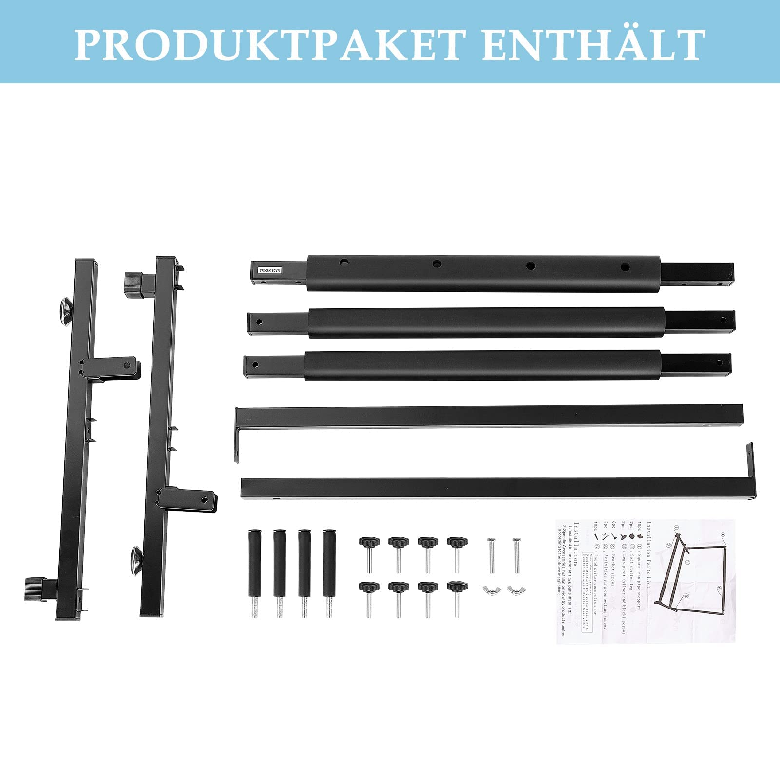 Youyijia 3-Fach Gitarrenständer Faltbar Tragbar Multistand Gitarrenstativ Multi-Gitarrenständer 3 Halterungen Polsterung für Akustikgitarre Westerngitarre E-Gitarren
