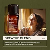 Vista 2 de Gya Labs Breathe Essential Oil Blends - 100% Pure Natural Breathe Easy Essential Oils from Eucalyptus, Peppermint and More for Humidifier Cleaner