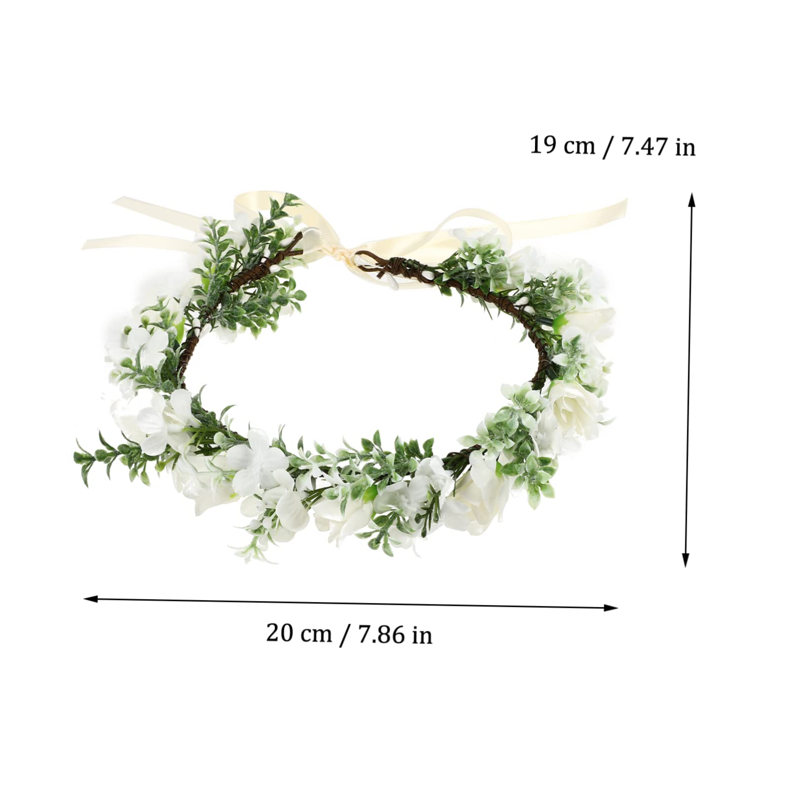 FRCOLOR 4stücke Blumenkranz Stirnband Für Hochzeiten Haaraccessoires Mit Rosen Für Bräute Blumenmädchen Und Besondere Anlässe Verstellbar Und Vielseitig