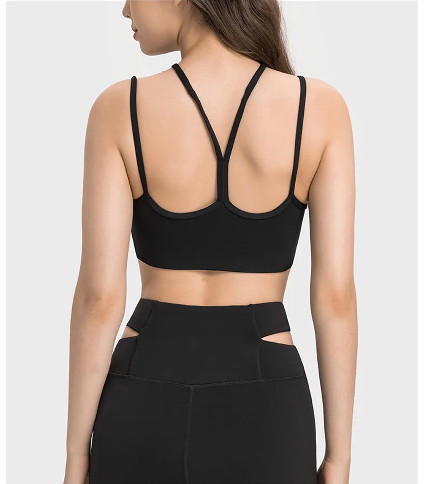 Biustonosz sportowy, Biustonosz sportowy dla kobiet wielokolorowy, wiele rozmiarów(White,4)