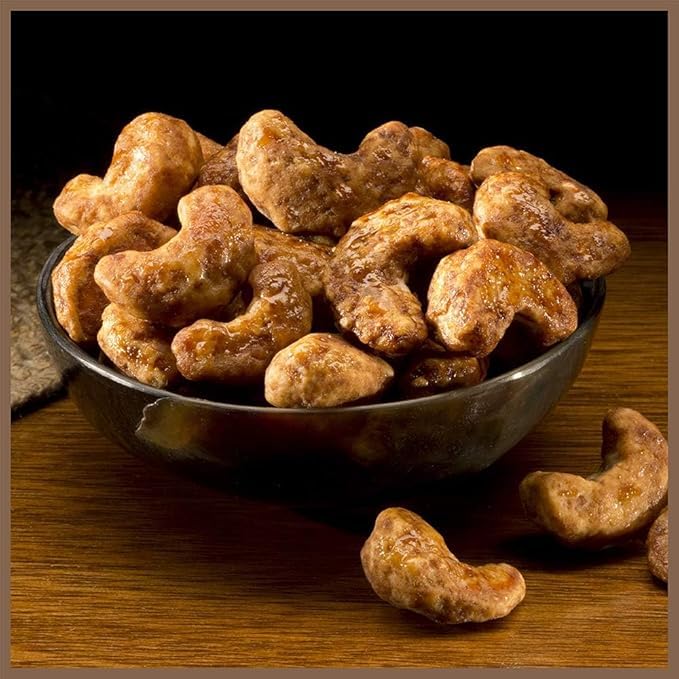 Image of Squirrel Brand Creme Brulee Almonds, 3.5 OZ + Squirrel Brand Sweet Brown Butter Cashews, 3.5 Ounces, Gluten Free, Vegetarian