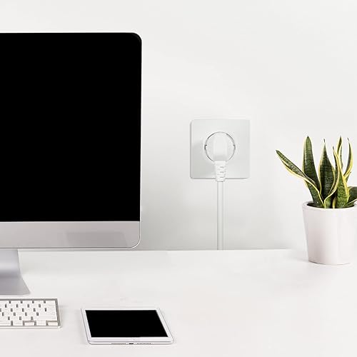 Miniatura 7 de Adaptador de enchufe europeo a EE. UU., adaptador de enchufe de la UE a EE. UU., Convertidor de viaje de Europa a EE. UU. para la mayoría de Europa,