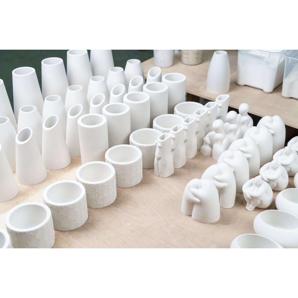 MoldMaster-S Gießpulver weiß Reliefgießpulver 10kg für Detailgetreue Reliefs, Kunst- und Bastelprojekte, Schnelltrocknend, Ungiftig, höhere Stabilität