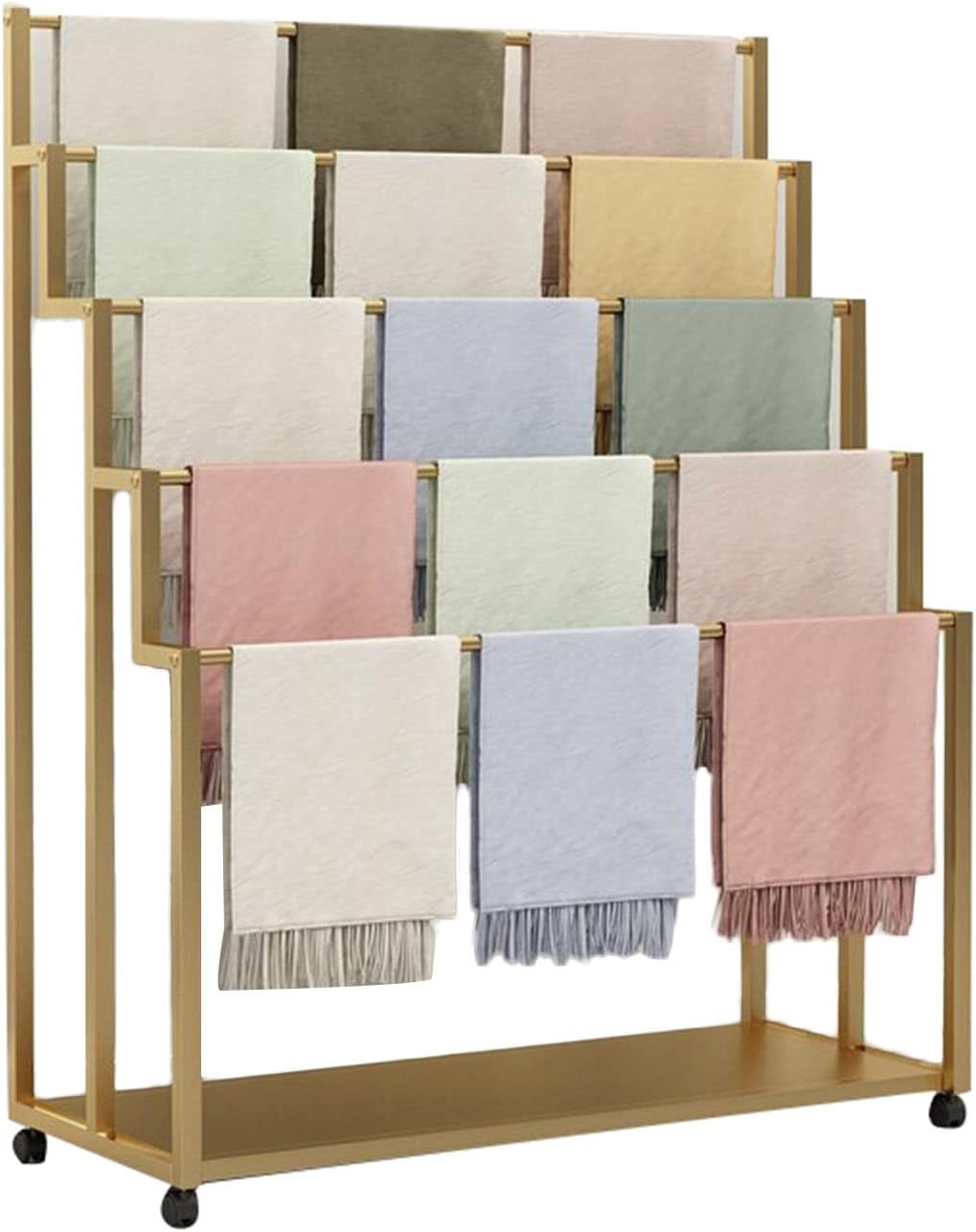 Metal Freestanding Scarf Holder Organizer,Clothing Store