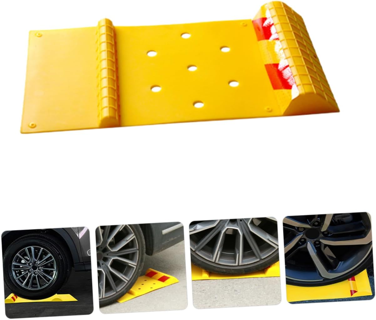 Wheel Chock Trailer Block with Slip Resistance for Parking Areas