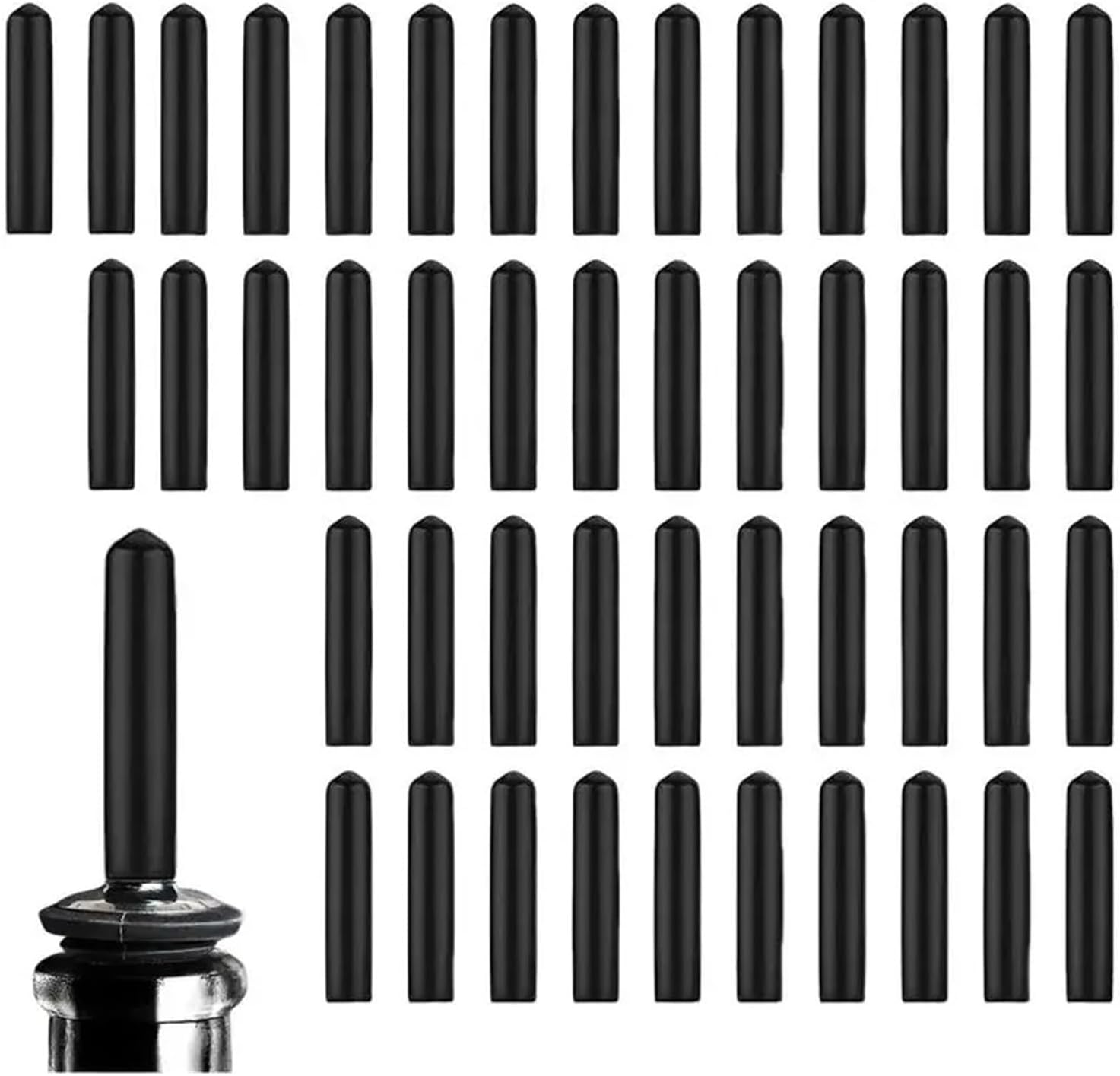 Liquor Bottle Covers 100pc Spout Cover Wine Pourers Dust Leakproof Pour Caps Odorless Alcohol Toppers Dispenser Cap
