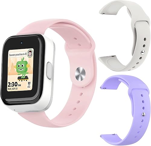 NewJourney Correa de reloj compatible con SyncUP para niños, paquete de 3 correas compatibles con Tmobile Sync UP para niños, correa de reloj
