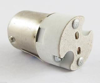 Elecshop BA15D to MR16 Socket Base LED Halogen CFL Light Bulb Lamp Adapter Converter
