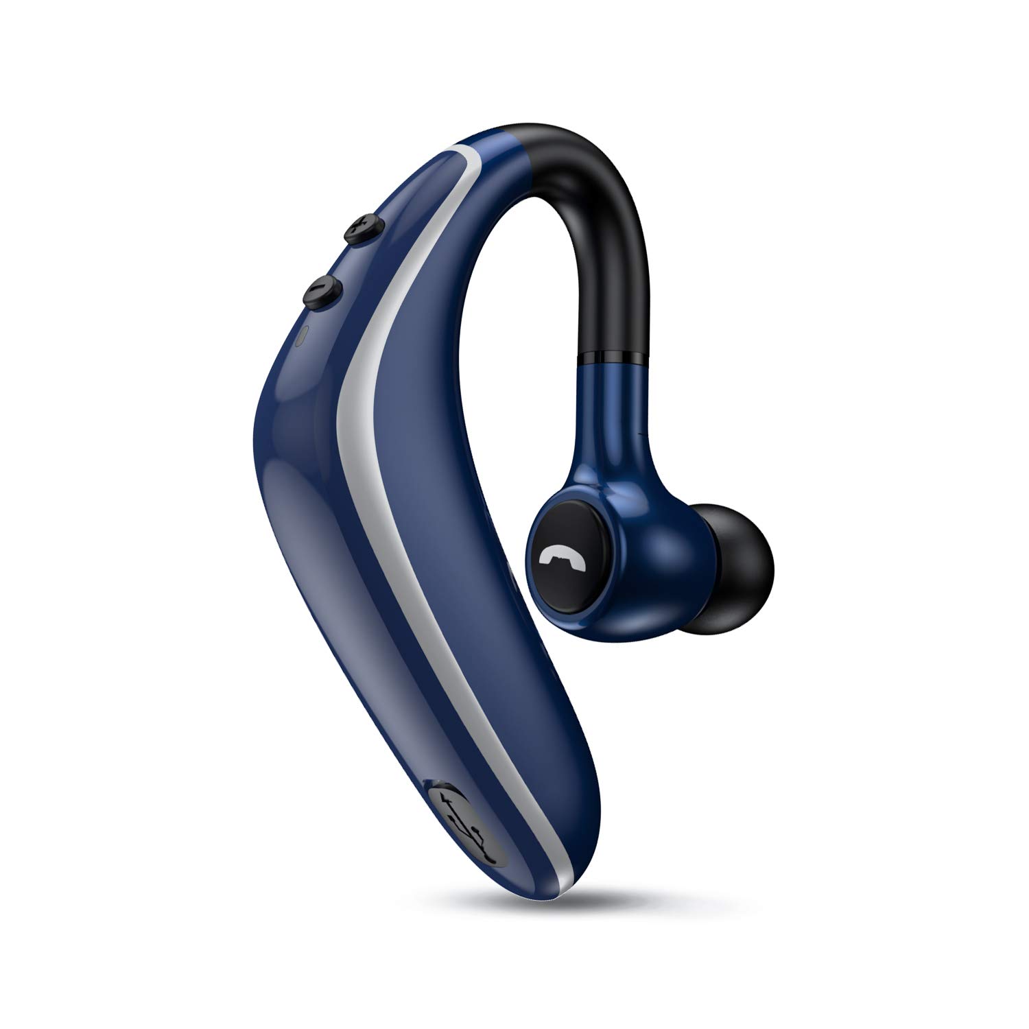 Sponsored Ad - Bluetooth Headset V5.0 Wireless Bluetooth Earpiece 19 Hrs Talktime, 200 Hrs Standby Time Hands-Free Earphon...