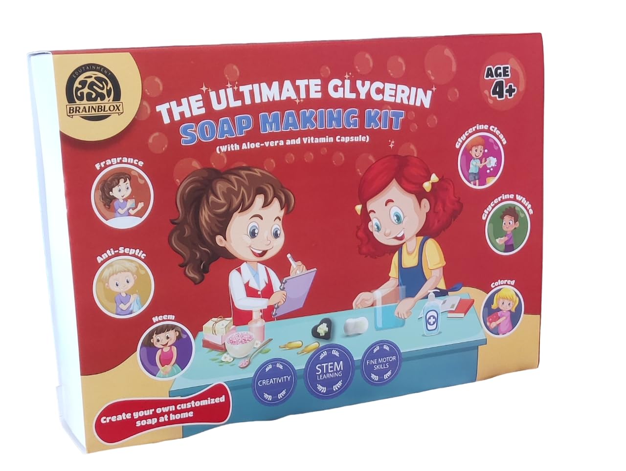 See full amazon price history chart for BrainBlox The Ultimate Glycerin Soap Making Kit for Kids - Make 4+ Different Soap at Home. Best Birthday Gift for Girls/Boys. (with Aloe-Vera and Vitamin Capsule, Also a Miniature Toy) BrainBlox The Ultimate Glycerin Soap Making Kit for Kids - Make 4+ Different Soap at Home. Best Birthday Gift for Girls/Boys. (with Aloe-Vera and Vitamin Capsule, Also a Miniature Toy) (B0DDTJ92L3) Amazon Price History, Amazon Price Tracker