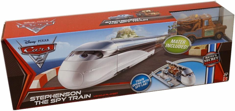 Cars 2 stephenson the spy train !!