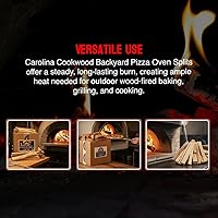 Vista 4 de Horno de pizza de madera de 12 pulgadas de roble blanco curado naturalmente para cocinar de madera para hornos de pie 1650 pulgadas cúbicas