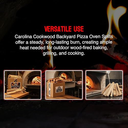 Miniatura 4 de Carolina Cookwood Horno de pizza de madera de 12 pulgadas de roble blanco curado naturalmente para cocinar de madera para hornos de pie 1650