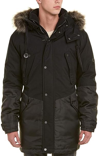 Maxfield faux fur trim parka Clearance