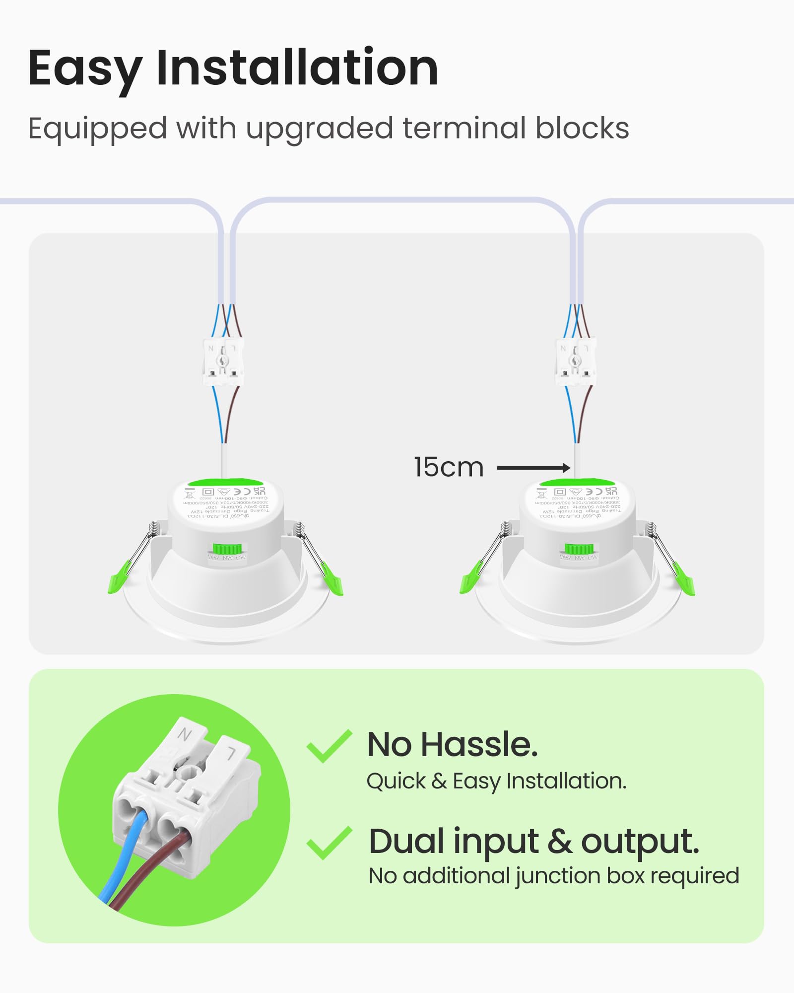 ALUSSO Downlight LED Techo Empotrable Regulable, 10W IP65 Focos LED Interior Techo Empotrado 3000K 4000K 5700K Ajustable, φ70-80mm, Ojos de Buey para Baño Salón, Blanco, 12 Pack