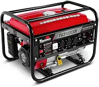Gerador A Gasolina Toyama 3100w Bivolt Com Regulador Automático de Tensão Motor 4 Tempos