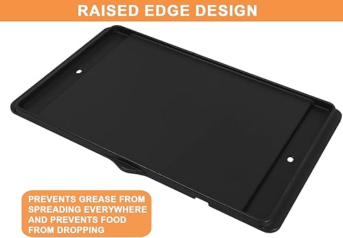 Vista 15 de 7404 Plancha reversible de hierro fundido para piezas de parrilla Weber Summit, placa de plancha para Weber Summit 400/600 SER Part Summit Silver