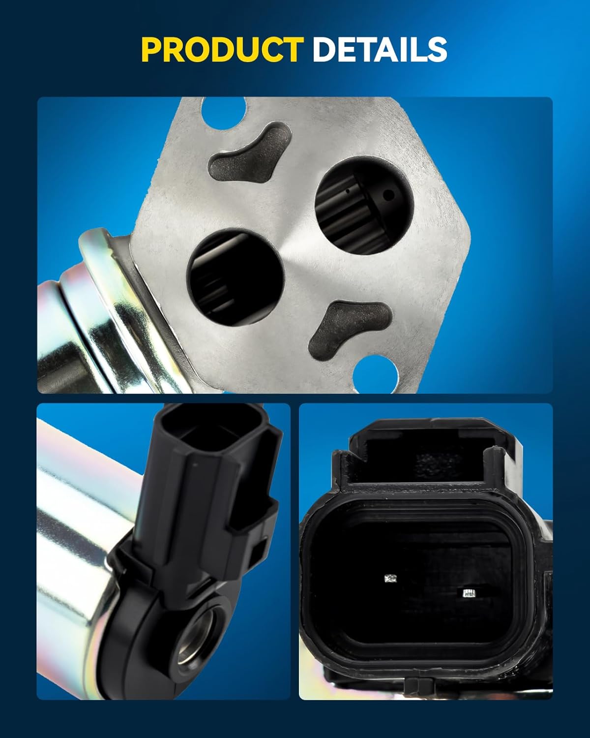 PHILTOP Idle Air Control Valve AC117 for Ford Ranger 1995-2001, Explorer 1995-1997, Continental 1995-2002, Aerostar 1996-1997,B2500 1998-2001,B2300 1995-1997,B3000 1995-2000,B4000 1995-1996