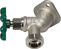 Vista 3 de XFITTING 1/2" hembra NPT x 3/4 GHT Sillcocks, GHT (manguera de jardín roscada) - latón 26-2-3 (1)